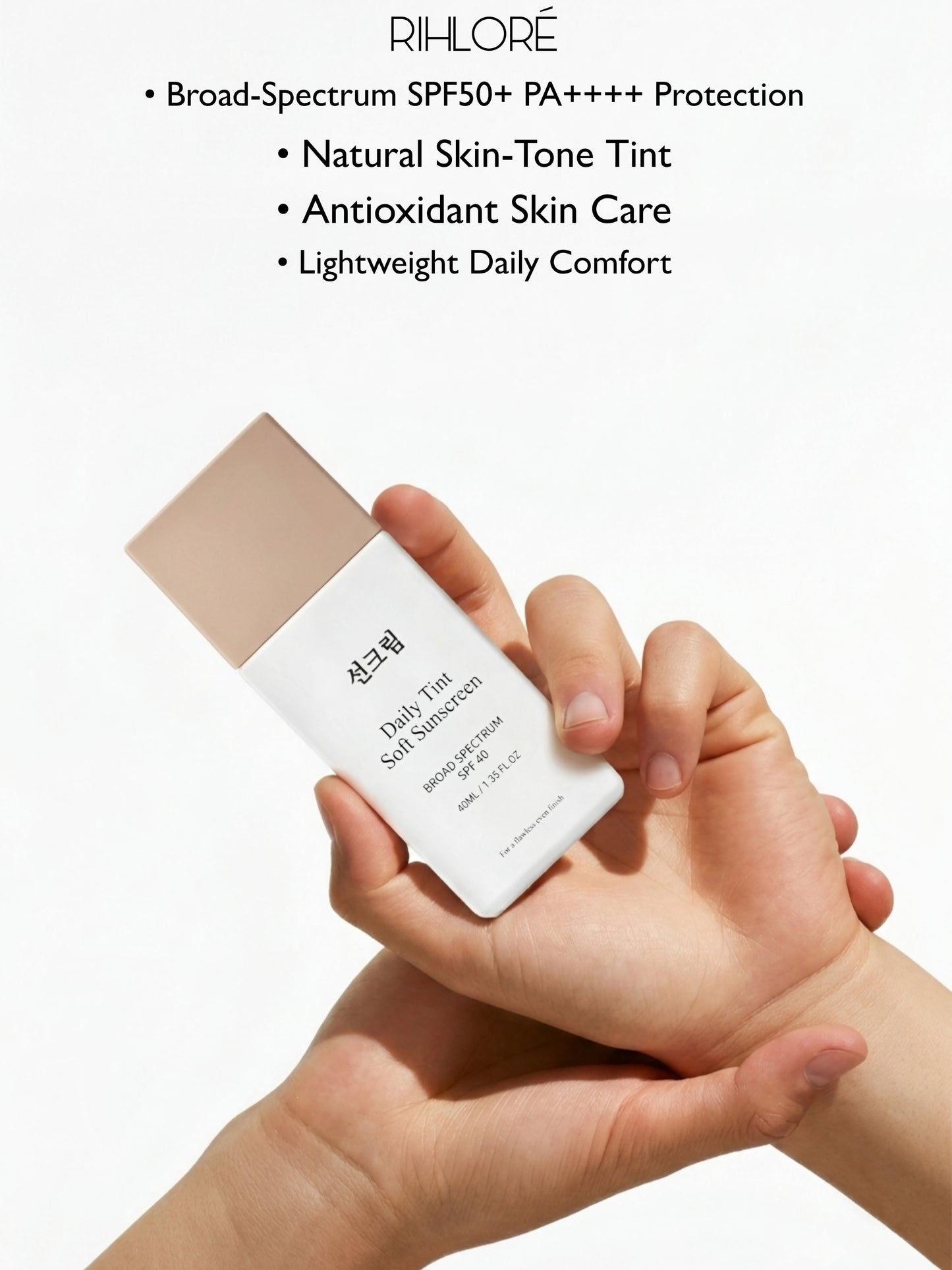 RIHLORÉ Daily Tinted Fluid Sunscreen SPF50 PA++++