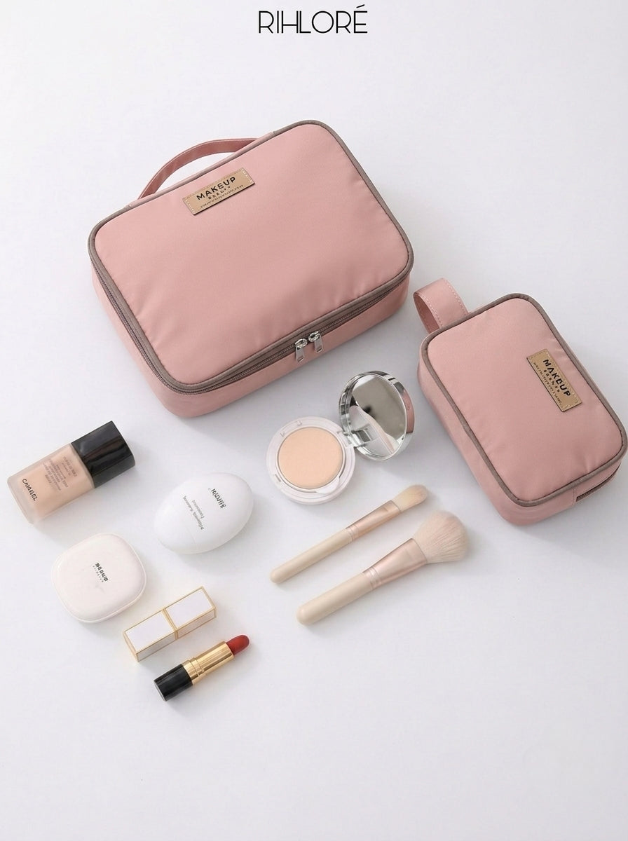 RIHLORÉ Voyage Beauty Organizer Luxury Travel Cosmetic & Toiletry Case