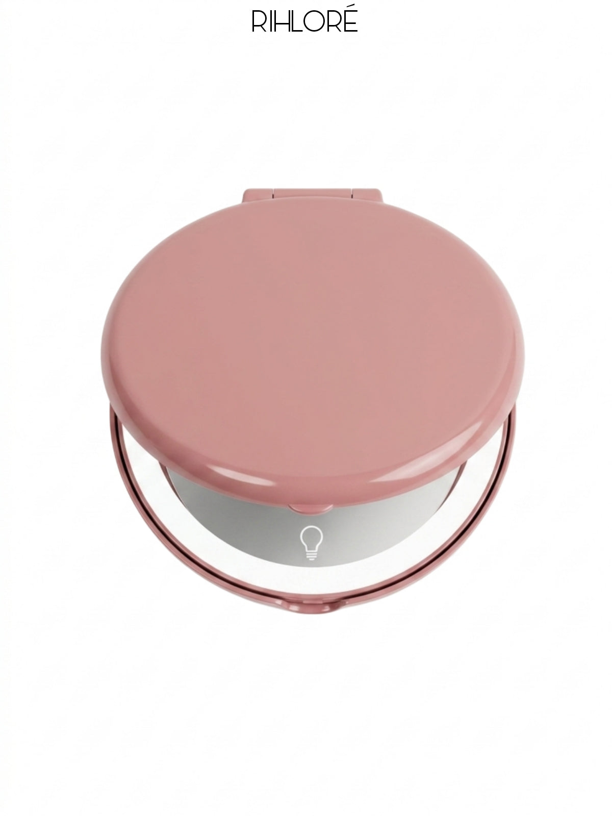 Lumière LED Compact Mirror Illuminated Beauty Companion for Effortless Touch-Ups