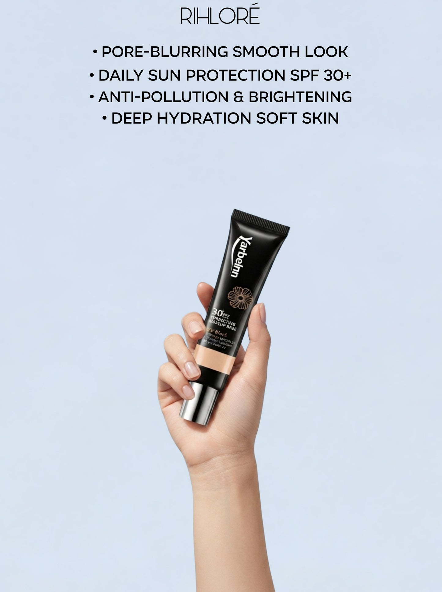 Yarbelnn Correcting Makeup Base – SPF 30+ UV Protection & Pore-Blurring Formula