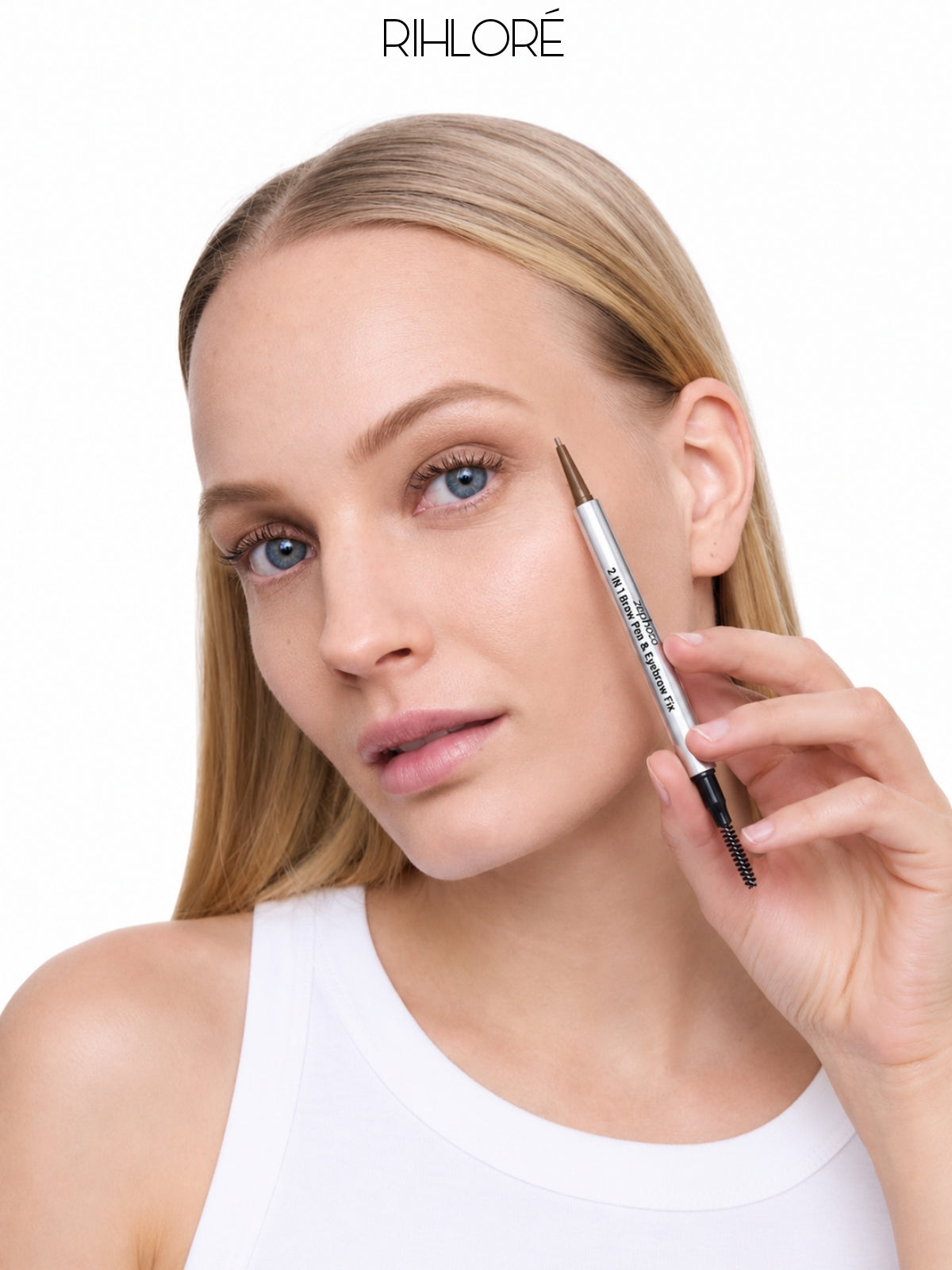 2-in-1 Brow Pen & Eyebrow Fix — Precision Liner + Setting Gel
