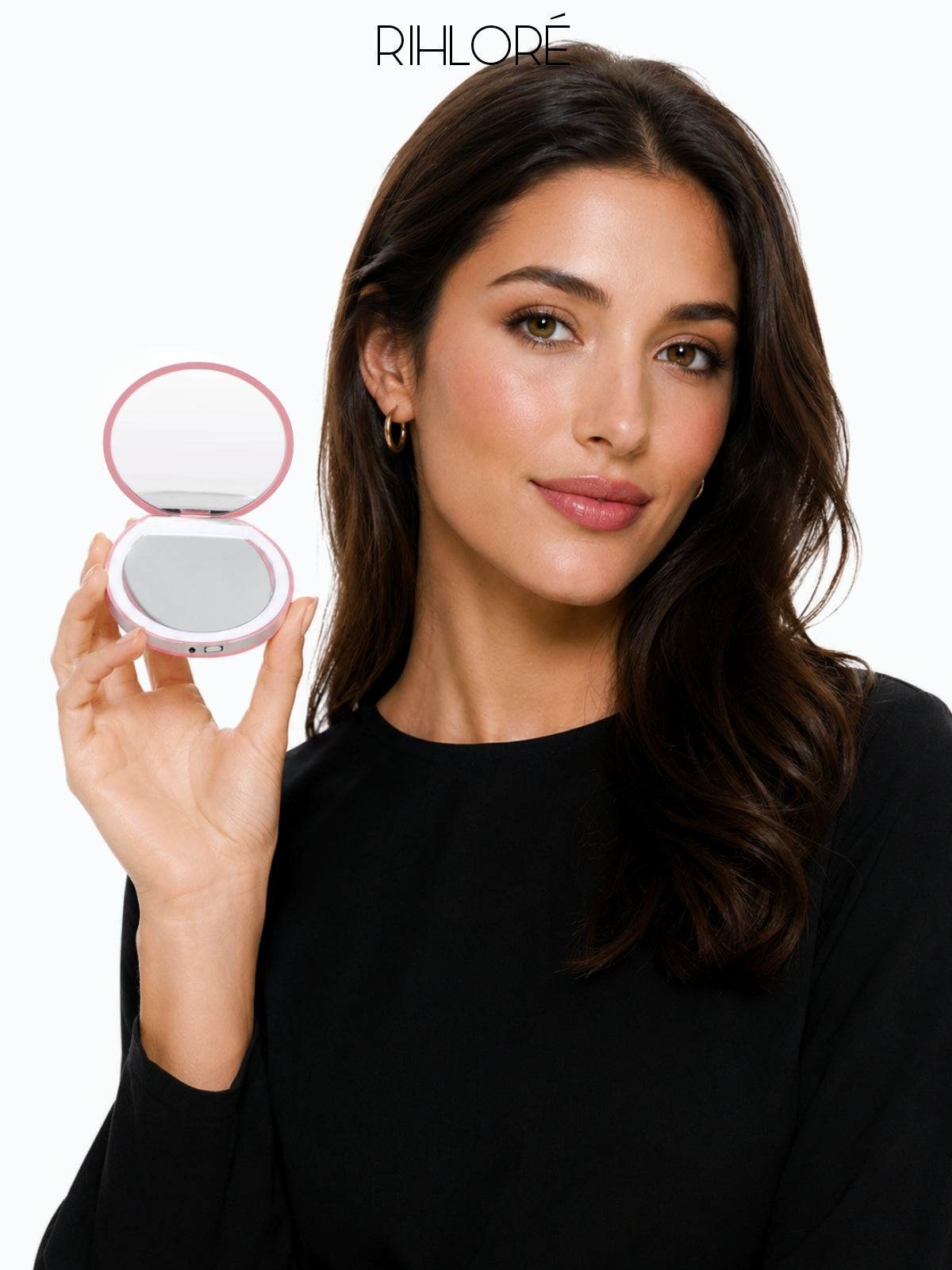 LED Beauty Compact Mirror